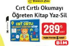 YÜKSELEN ZEKA CIRT CIRTLI OKUMAYI ÖĞRETEN KİTAP YAZ-SİL